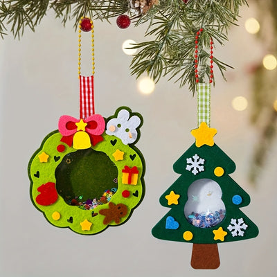 Kit de Adornos Navideños de Fieltro - 4 Diseños Artesanales para Decorar - Image 6