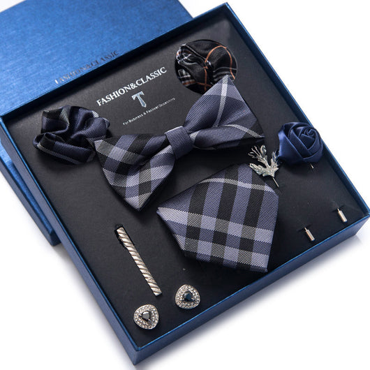 Conjunto de 8 Piezas de Corbatas para Traje Formal de Hombre - Image 54