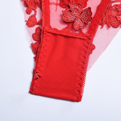 Conjunto Romántico de Encaje Floral Transparente - Image 31