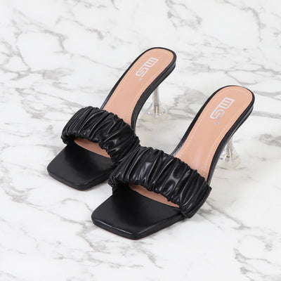 Sandalias de Tacón Alto Cuadrado Punta Abierta para Mujer - Image 2