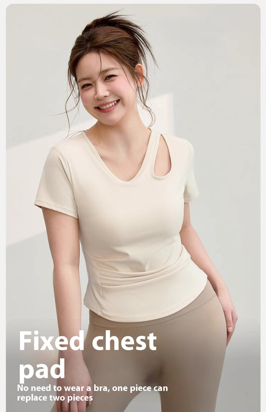 Top Deportivo Talla Grande para Yoga con Soporte de Pecho - Image 15