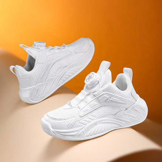 Zapatillas de Otoño Antideslizantes con Suela Flexible y Cierres Giratorios para Niños y Adolescentes - Image 2