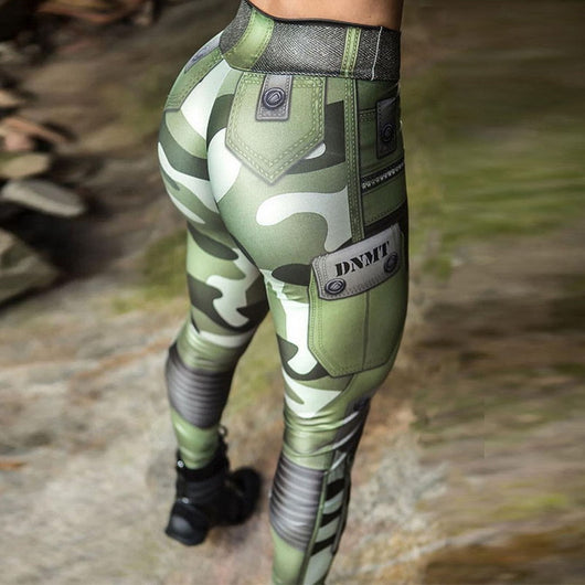 Leggings Deportivos Estampados Cintura Alta con Tecnología Anti-Sudor - Image 5
