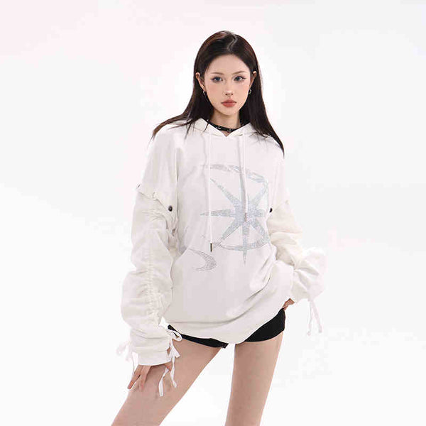 Sudadera Abrigo Retro para Mujer - Otoño