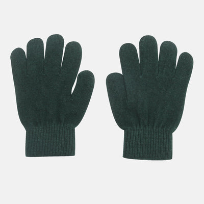 Guantes de Cashmere Puro con Dedos Separados para Niños - Image 5