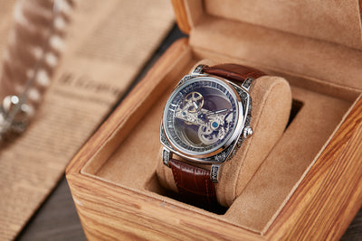Reloj Mecánico Automático Vintage con Esfera Luminosa y Relieves - Image 17