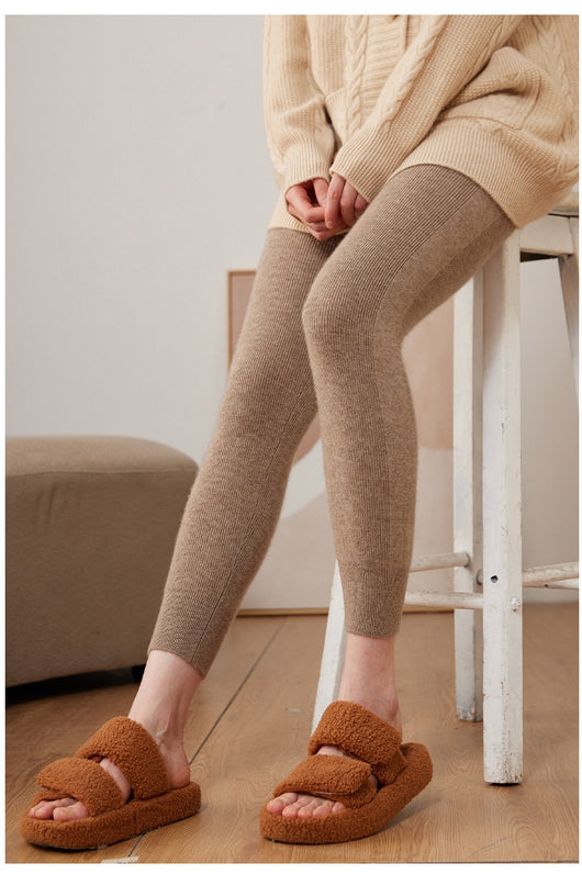 Leggings Térmicos Cintura Alta de Cachemira - Ajuste Slim Cómodo - Image 14