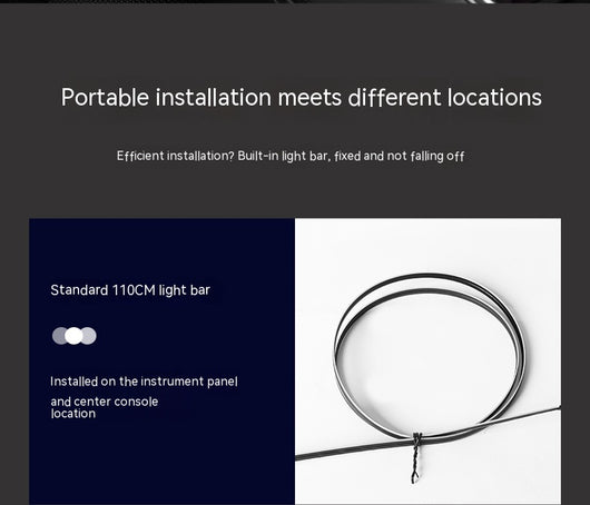 Barra LED Ambiental Oculta para Auto - Iluminación Personalizada - Image 29