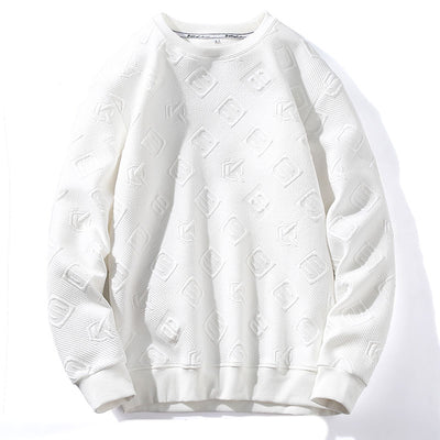 Blusa Casual Cuello Redondo Loose Tide para Hombre - Versátil y Cómoda - Image 18