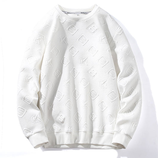 Blusa Casual Cuello Redondo Loose Tide para Hombre - Versátil y Cómoda - Image 18