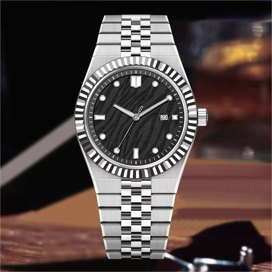Reloj de Cuarzo Ejecutivo con Correa de Acero Inoxidable para Hombre - Image 3