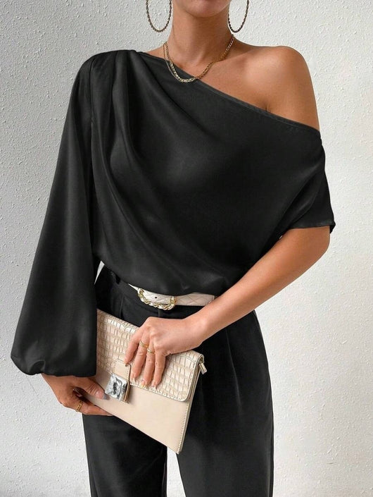 Blusa Hombro Descubierto Elegante y Versátil - Image 6