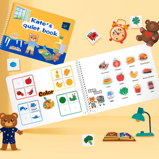 Libro Sensorial Interactivo con Velcro para Bebés - Juguete Educativo Táctil - Image 11