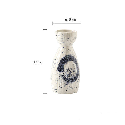 Juego de Dispensador de Cerámica con Copas para Sake y Vino - Image 9