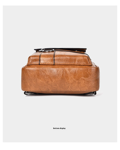 Bolsa de Pecho Retro para Hombre - Gran Capacidad Impermeable - Image 12