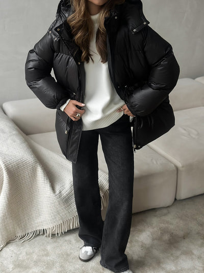 Chaqueta Térmica Acolchada con Capucha y Cierre - Image 25