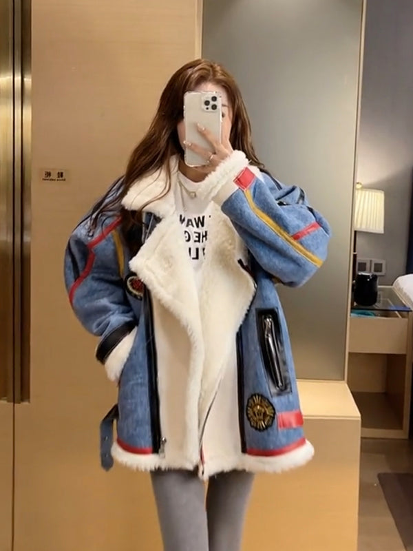 Chaqueta de Plumón de Cordero para Mujer - Abrigo Elegante y Versátil