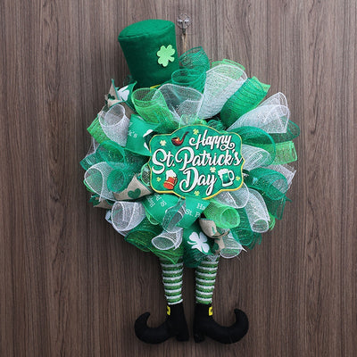 Decoración Festiva Irlandesa - Muñeca sin Rostro para Puerta y Árbol Navideño - Image 3