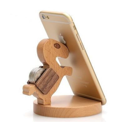 Soporte Personalizado para Teléfono en Madera de Haya con Monedero Integrado - Image 27