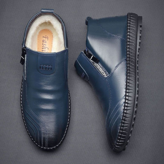 Botas de Invierno para Hombre con Forro de Lana Térmica y Cuero Premium - Image 6
