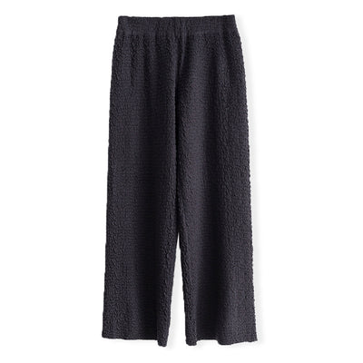 Pantalón Ancho de Lana Tejida con Caída Elegante para Mujer - Image 36