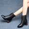 Botas Negras de Invierno Estilo Coreano para Mamá - Diseño Moderno y Elegante