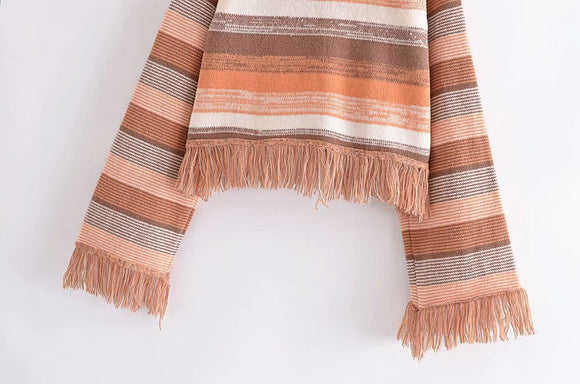 Suéter Holgado Cuello Redondo Navel - Comodidad Casual