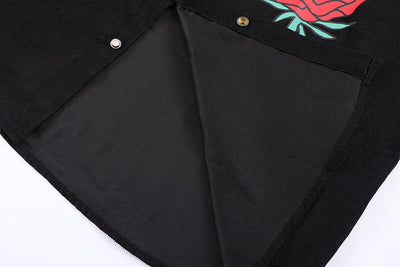 Camisa Vintage con Estampado de Rosas y Monograma Personalizado - Image 5