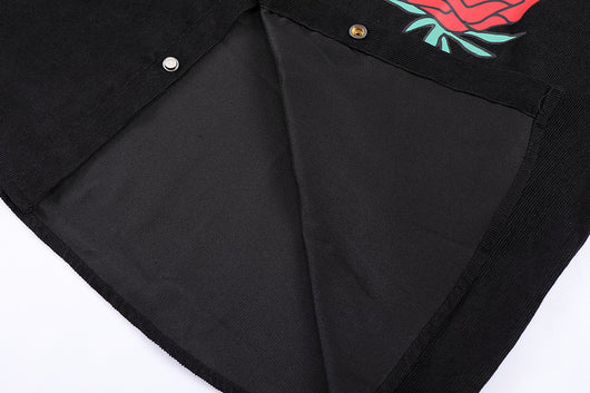 Camisa Vintage con Estampado de Rosas y Monograma Personalizado - Image 5