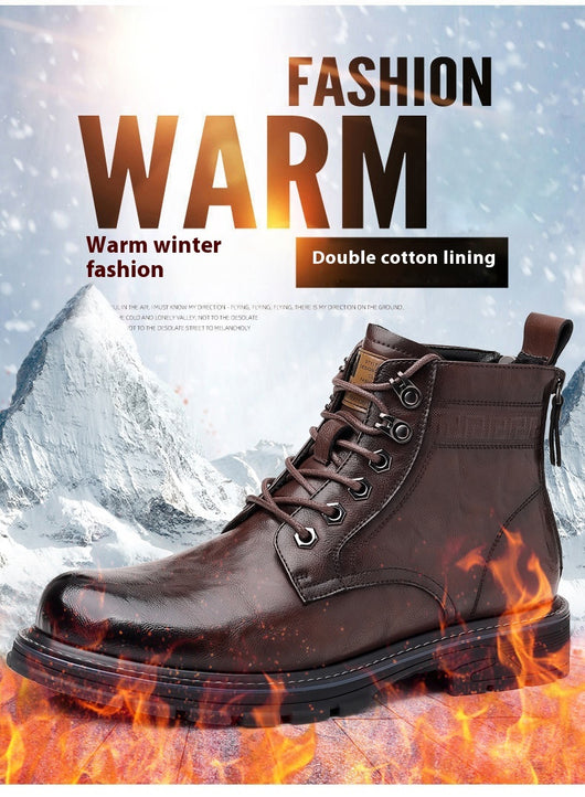 Botas de Trabajo Estilo Británico en Cuero - Calzado Profesional Versátil - Image 19