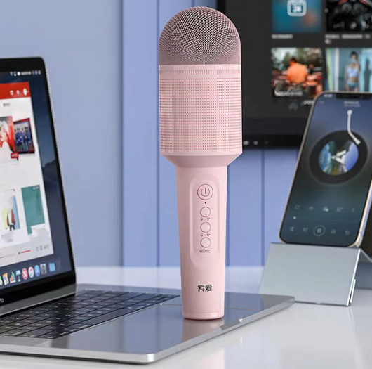 Micrófono Inalámbrico Karaoke con Bluetooth Integrado