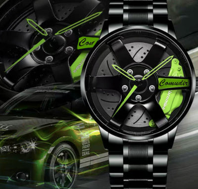 Reloj de Pulsera Hueco 3D con Correa de Acero - Estilo Moderno para Hombre - Image 6
