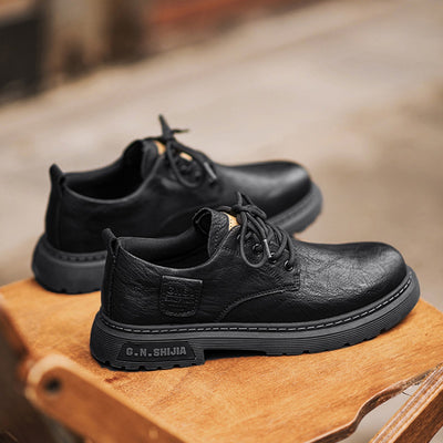 Zapatos de Hombre Otoño Invierno con Forro de Terciopelo y Algodón Cálido - Image 8