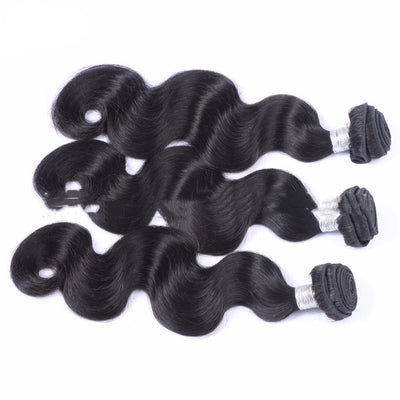 Peluca de Cabello Humano Brasileño Ondulado - Extensiones de Cabello Real Suave y Natural - Image 4