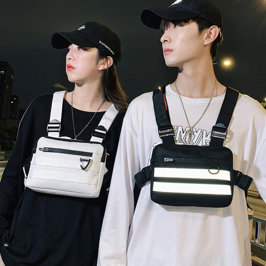 Chaleco Táctico Hip Hop Tide Brand con Mochila de Pecho - Image 18