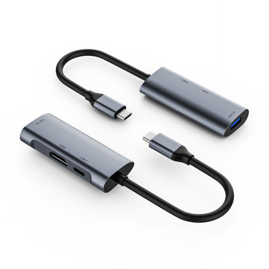 Docking Station USB-C 3-en-1 con HDMI, Carga Rápida PD y Puerto USB 3.0