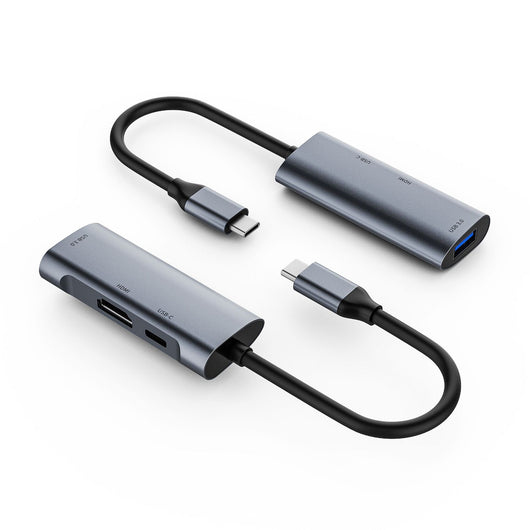 Docking Station USB-C 3-en-1 con HDMI, Carga Rápida PD y Puerto USB 3.0