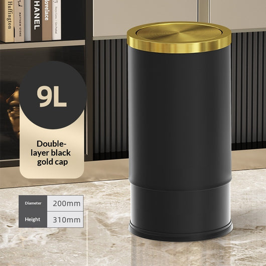Basurero Metálico Grande con Tapa para Sala, Dormitorio y Cocina - Image 15