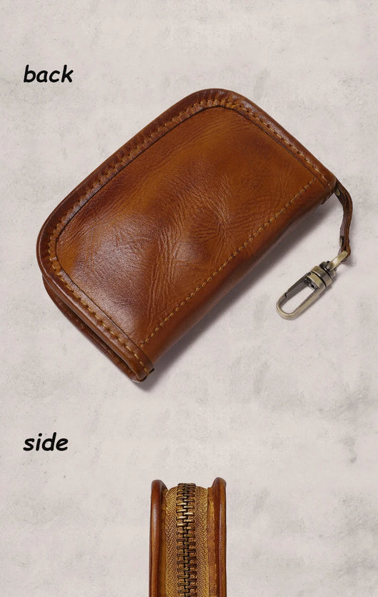 Estuche Multifuncional para Llaves de Cuero Curtido al Vegetal - Gran Capacidad - Image 19