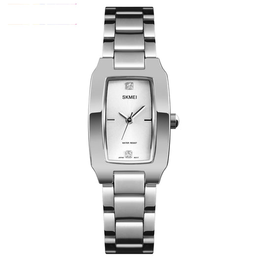 Reloj Elegante para Mujer con Diamantes y Correa de Acero Dorado - Image 6