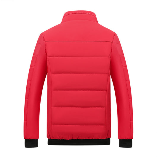 Chaqueta Acolchada de Algodón con Forro Polar para Hombre - Image 4