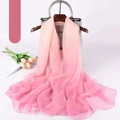 Pañuelo de Seda Degradado para Verano - Suave y Elegante - Image 11