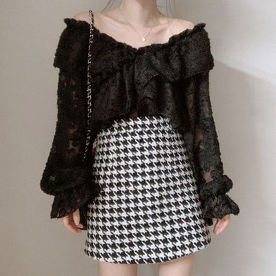 Blusa Jacket Asimétrica con Manga Acampanada - Image 12