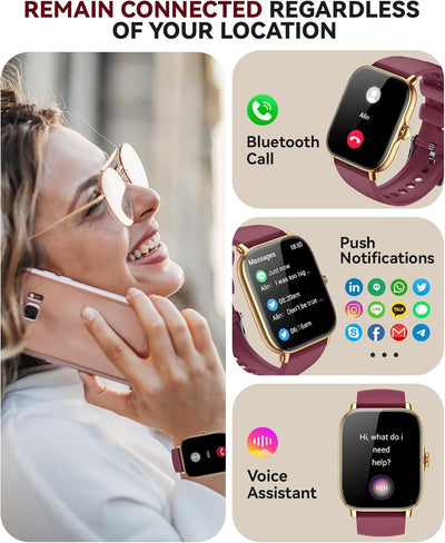 Reloj Inteligente P72 con Monitor de Frecuencia Cardíaca, Análisis de Sueño y Llamadas Bluetooth - Image 15