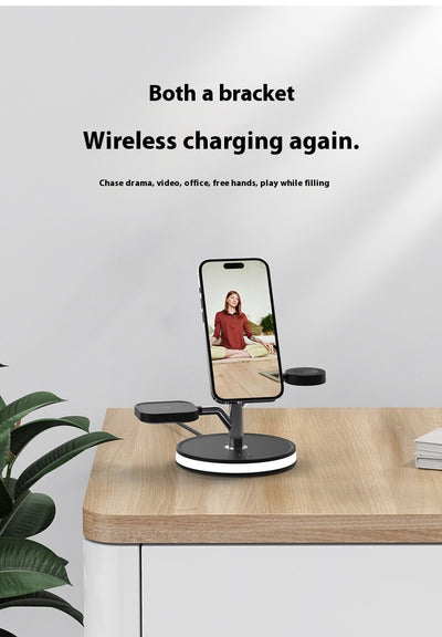 Cargador Inalámbrico Vertical 3 en 1 para Teléfono y Reloj - Image 12
