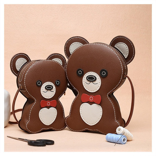 Bolsa Tejida Artesanal Mini Osito - DIY Hecha a Mano - Image 2