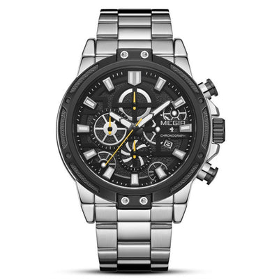 Reloj Deportivo Cronógrafo Acero Inoxidable Luminoso Hombre - Image 8