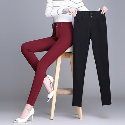 Pantalones Térmicos Gruesos para Otoño e Invierno - Talla Plus