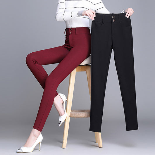 Pantalones Térmicos Gruesos para Otoño e Invierno - Talla Plus