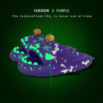 Pantuflas Luminosas Tiburón para Parejas - Zapatillas de Casa Antideslizantes Unisex - Image 10